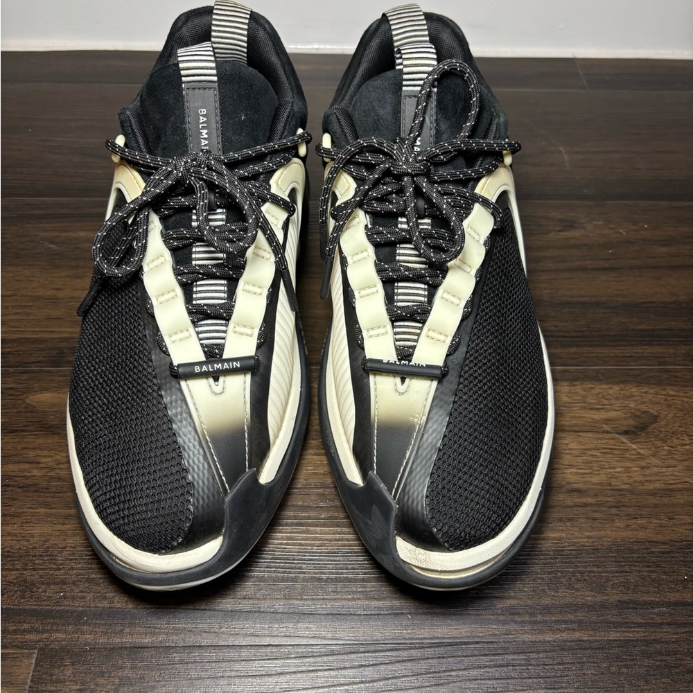 Size 11/44EU - Balmain Men's B Court T Asymmetric Chunky Sneakers